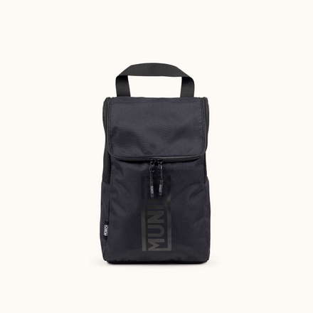 MUNICH BACKPACK STREET C/BLACK Black Recycled Polyester Urban Backpack with Double Compartment (11)