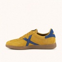 MUNICH BARRU 230 Mustard yellow and blue leather sneakers (4)