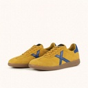 MUNICH BARRU 230 Mustard yellow and blue leather sneakers (6)