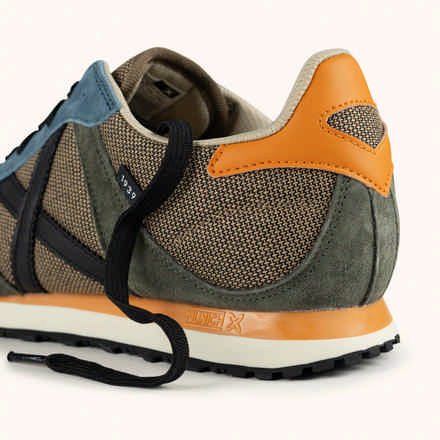 MUNICH DYNAMIX 17 Sneakers in functional urban design Green and Mustard (11)