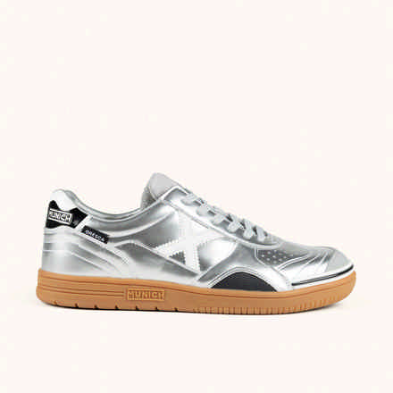 MUNICH GRESCA 328 Sneakers of avant-garde urban design Silver, White and Black (2)