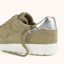 MUNICH GRESCA 331 Indoor football trainers in beige with silver details and white sole (3)