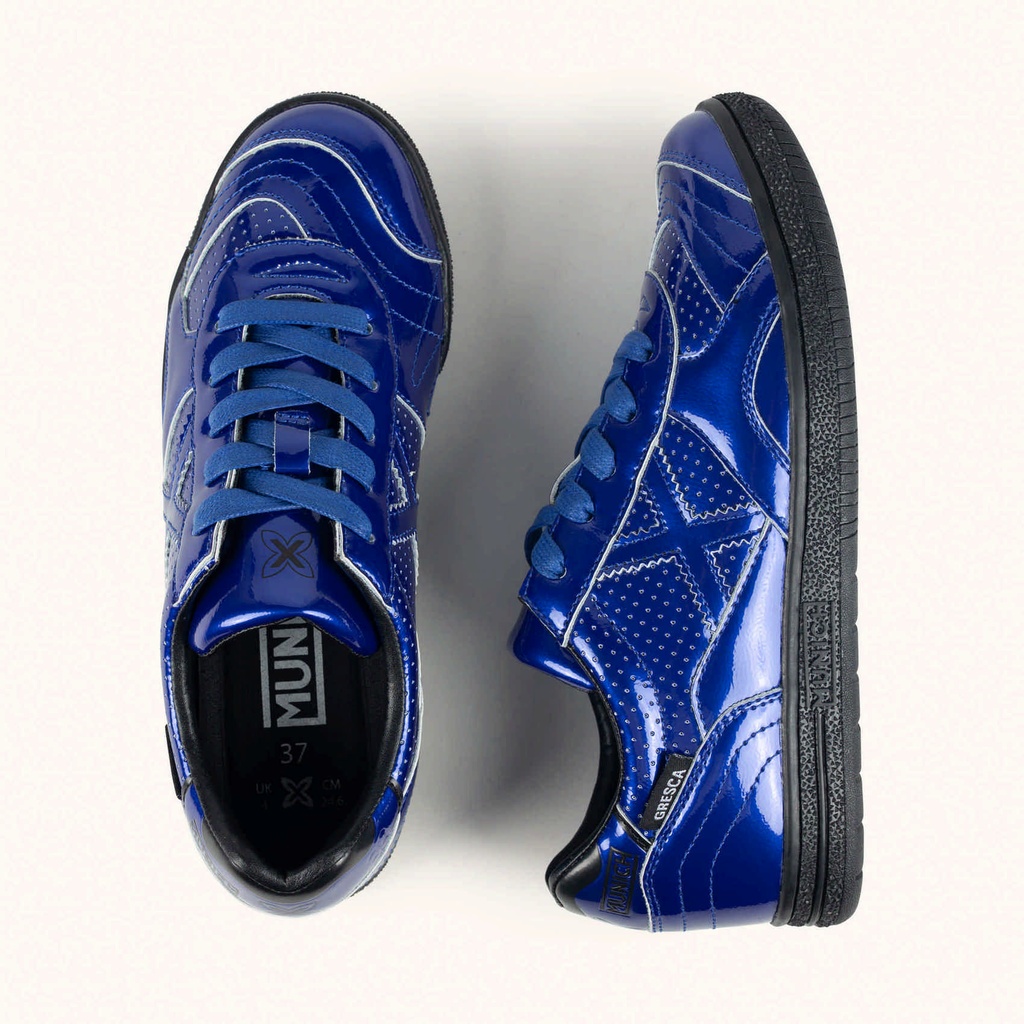 MUNICH GRESCA 334 Sneakers of urban design Electric Blue and Black (7)
