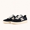 MUNICH LEGIT 122 Sneakers Retro tennis and skate night aesthetic in Black, Grey and White (6)