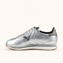 MUNICH SAPPORO 209 Metallic Silver Retro Street Sneakers with Anthracite Grey details (4)