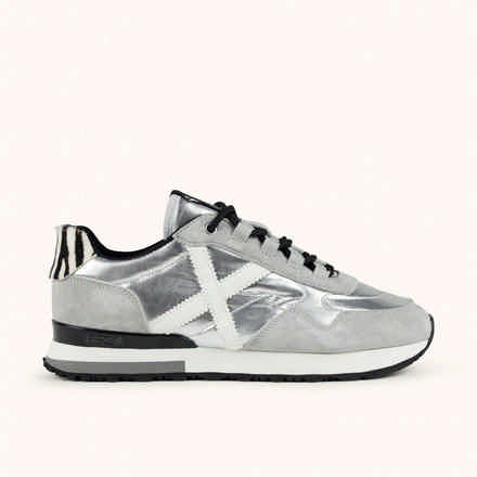 MUNICH NEXA 31 Sneakers futuristic design Light Grey and Silver (10)