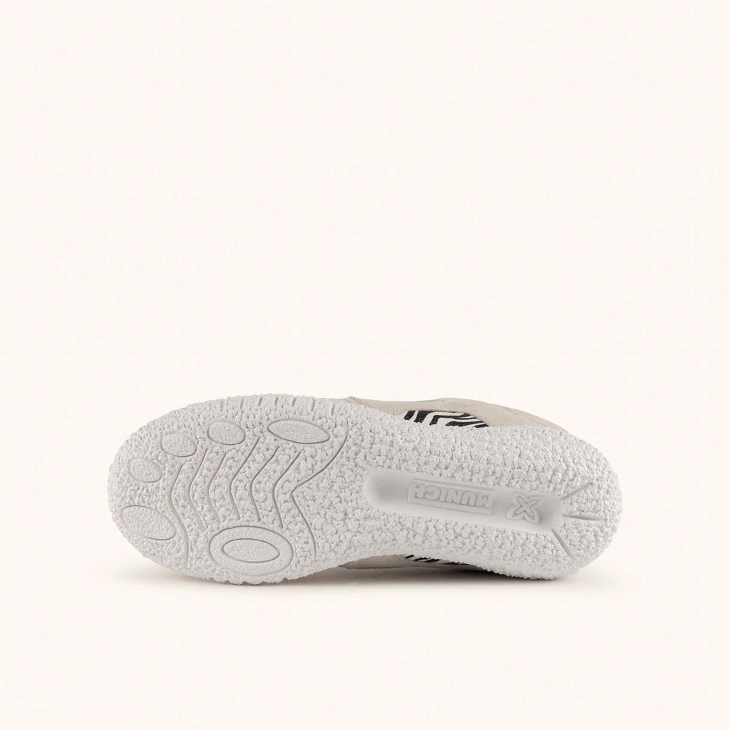MUNICH MINI GOAL W 1633 Barefoot classic and flat grey and zebra kids' sneakers (5)