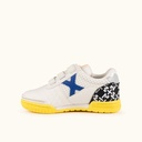 MUNICH G-3 KID VCO 463 Junior Indoor Football Shoes White and Blue (4)