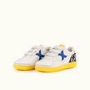 MUNICH G-3 KID VCO 463 Junior Indoor Football Shoes White and Blue (6)