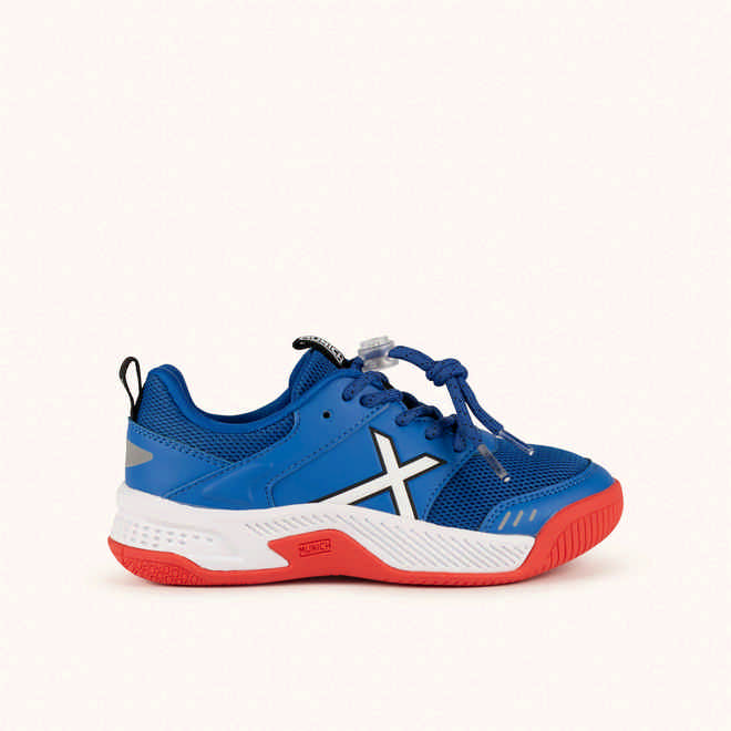 MUNICH NAIE KID 01 Blue Kids’ Sports Sneakers with Elastic Laces and Adjustable Closure (1)