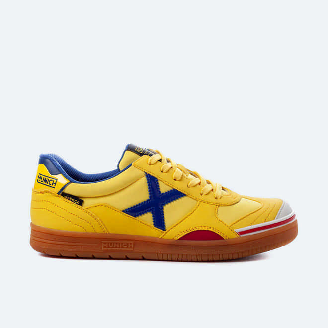 MUNICH GRESCA 07 Zapatillas fÃºtbol sala DiseÃ±o Amarillo y Azul (1)