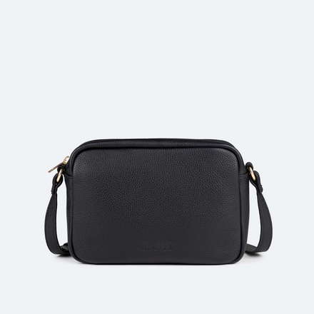 Bolso Shopper de Piel Vacuna y Logo Dorado SHOPPER LEATHER CRAFT (7)