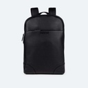 Mochila de piel negra con banda para trolley BACKPACK CRAFT (1)
