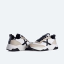 MUNICH WAVE 105 Zapatillas de diseÃ±o retro con volumen Blanco, Beige y Negro (6)