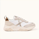 MUNICH WAVE 105 Zapatillas de diseÃ±o retro con volumen Blanco, Beige y Negro (9)