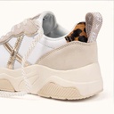 MUNICH WAVE 105 Zapatillas de diseÃ±o retro con volumen Blanco, Beige y Negro (10)