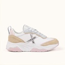 MUNICH WAVE 105 Zapatillas de diseÃ±o retro con volumen Blanco, Beige y Negro (11)