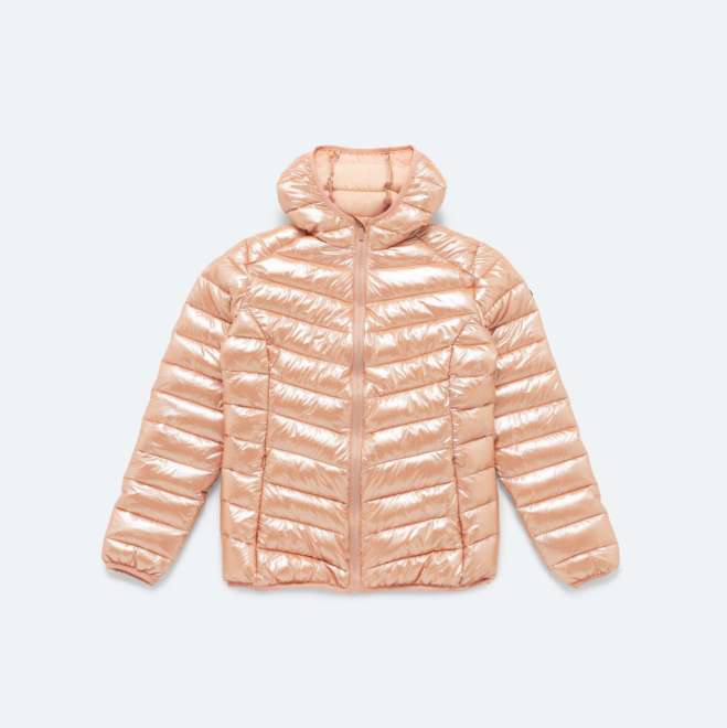 Chaqueta MUNICH Padding de nylon-poliéster rosa (1)