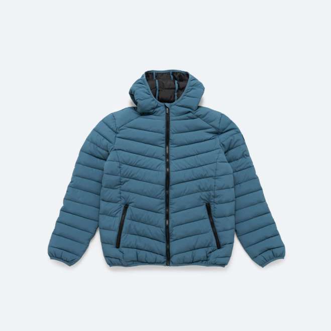 Chaqueta MUNICH hombre Padding de nylon-poliéster azul (1)