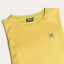 Sudadera MUNICH basic de algodón amarillo (9)