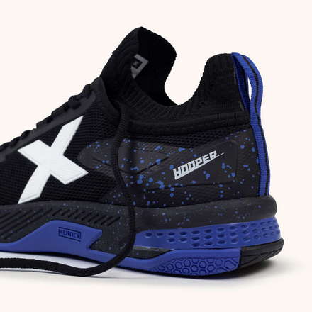 MUNICH PISTA 02 Zapatillas fÃºtbol sala de diseÃ±o profesional en color azul (8)