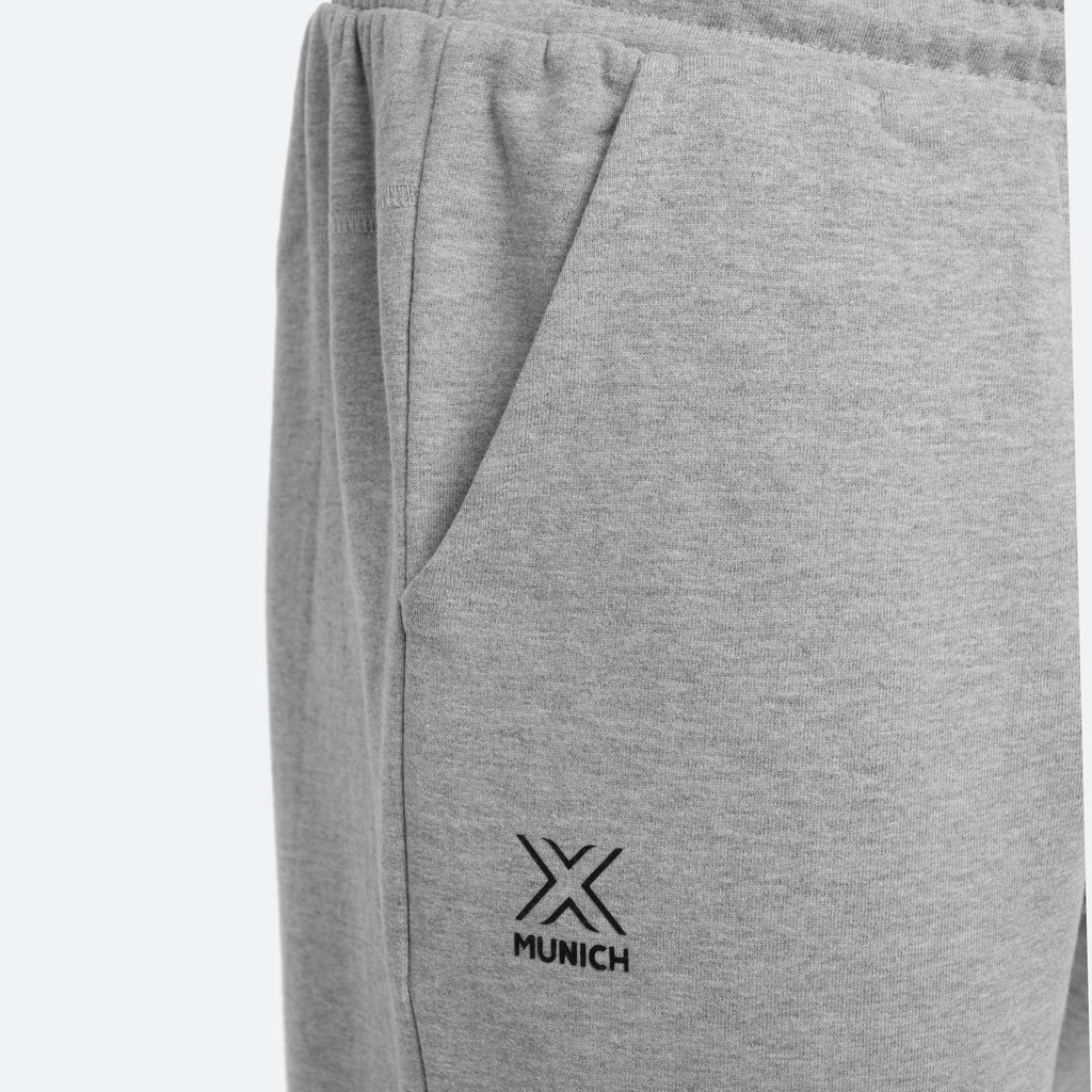 Pantalón MUNICH casual athletic de algodón gris (4)