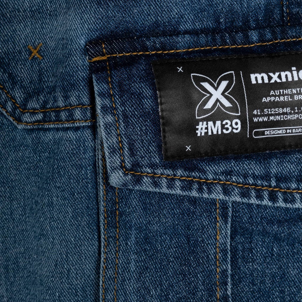 Pantalón cargo MUNICH lifesyle hombre de algodón denim (6)