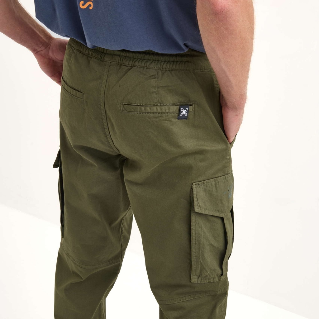 Pantalón MUNICH Cargo explore lifestyle de algodón-elastano khaki (11)
