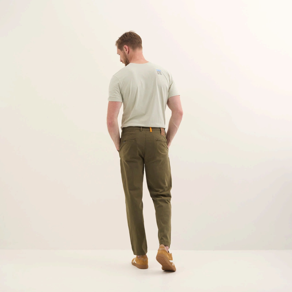 Pantalón chino Loop MUNICH lifesyle hombre de algodón-spandex khaki (3)