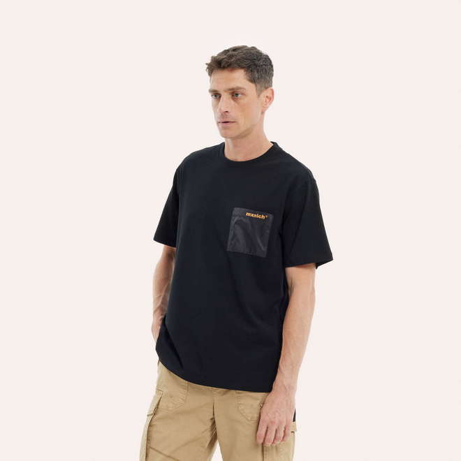 Camiseta MUNICH oversize streetwear de algodón negra (1)