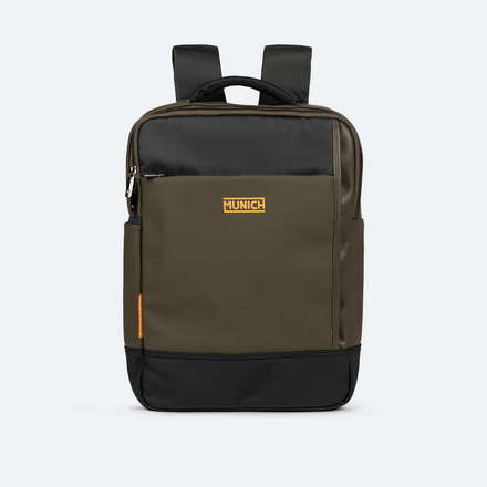 Mochila Negra de Gran Capacidad con Compartimento para Botella JUNGLE BACKPACK SQUARE (7)