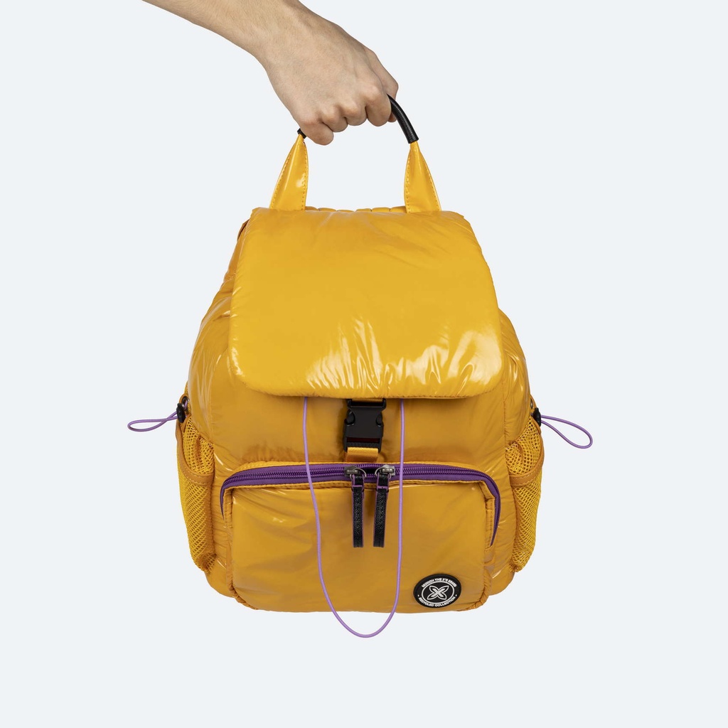 GLOSS RECYCLED BACKPACK C/YELLOW (6)