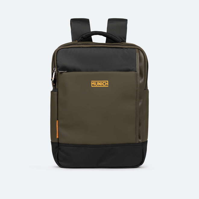 Mochila Kaki de Gran Capacidad con Compartimento para Botella JUNGLE BACKPACK SQUARE (1)