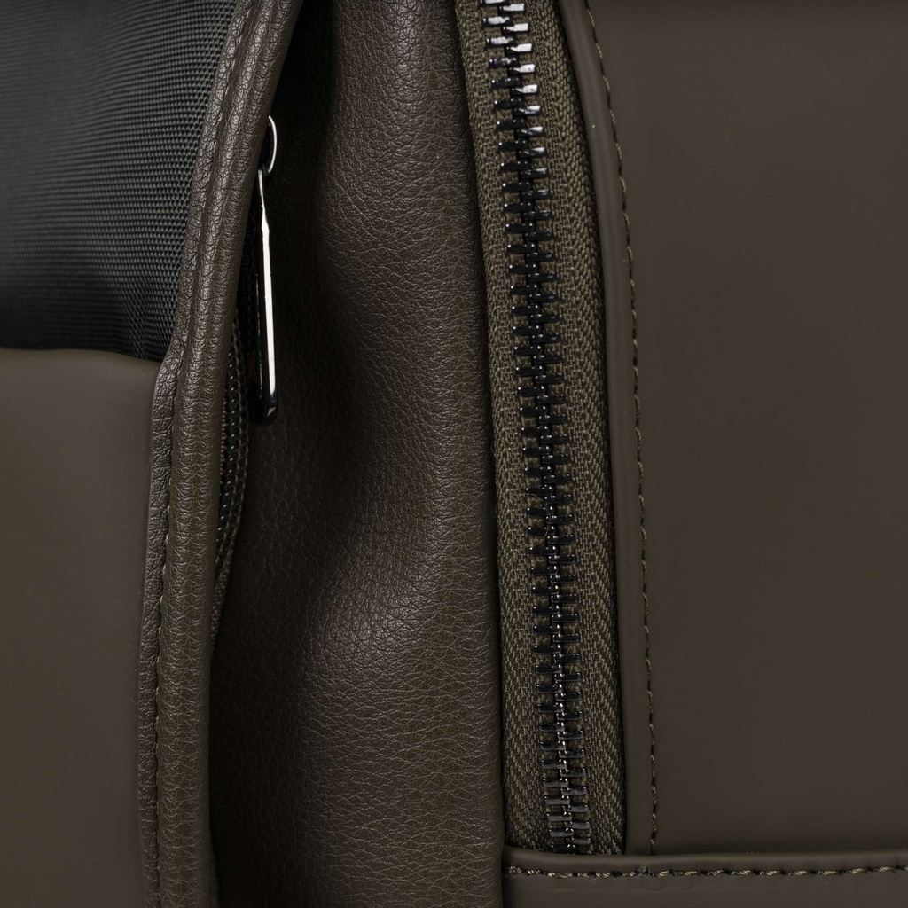 Mochila Kaki de Gran Capacidad con Compartimento para Botella JUNGLE BACKPACK SQUARE (3)