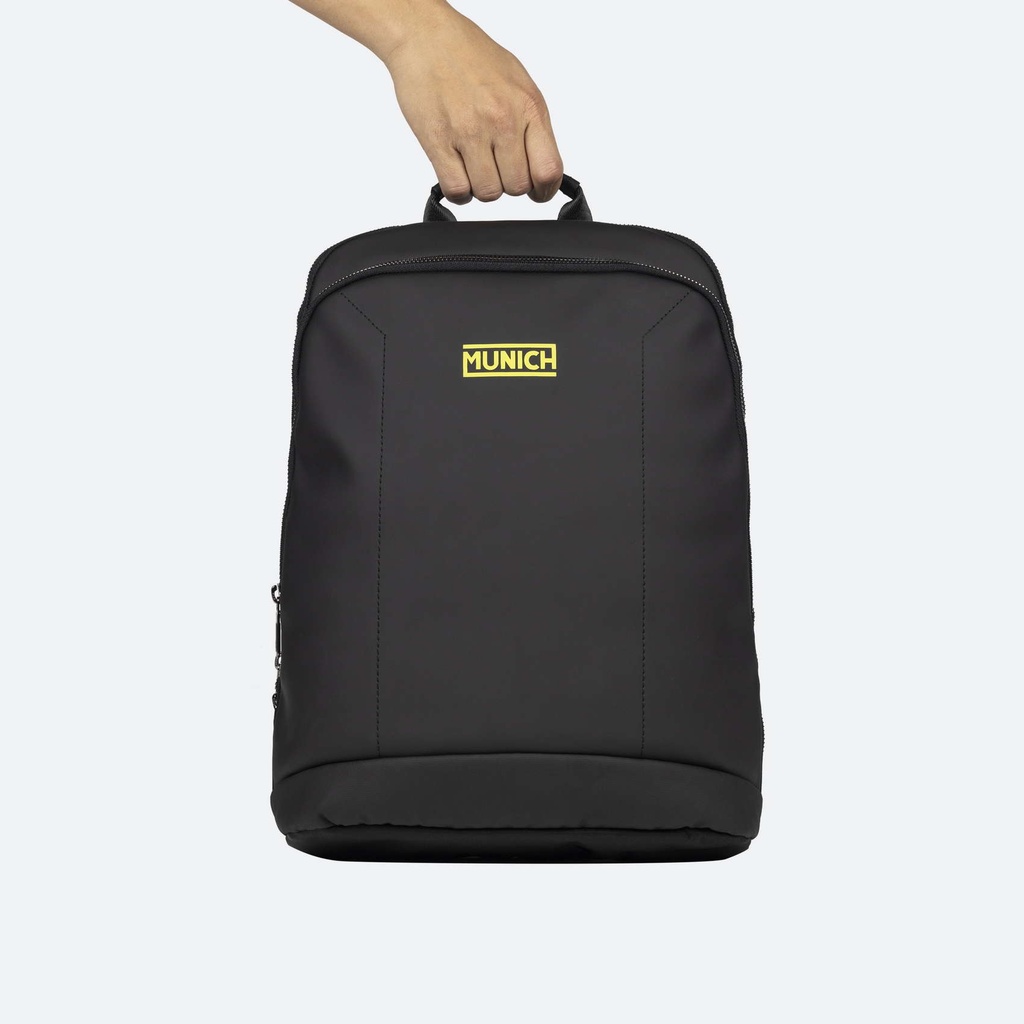 Mochila Urbana Ligera y Resistente Negra JUNGLE BACKPACK SLIM (6)