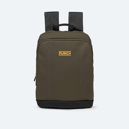Mochila Kaki Slim con Compartimento para PortÃ¡til JUNGLE BACKPACK SLIM (2)