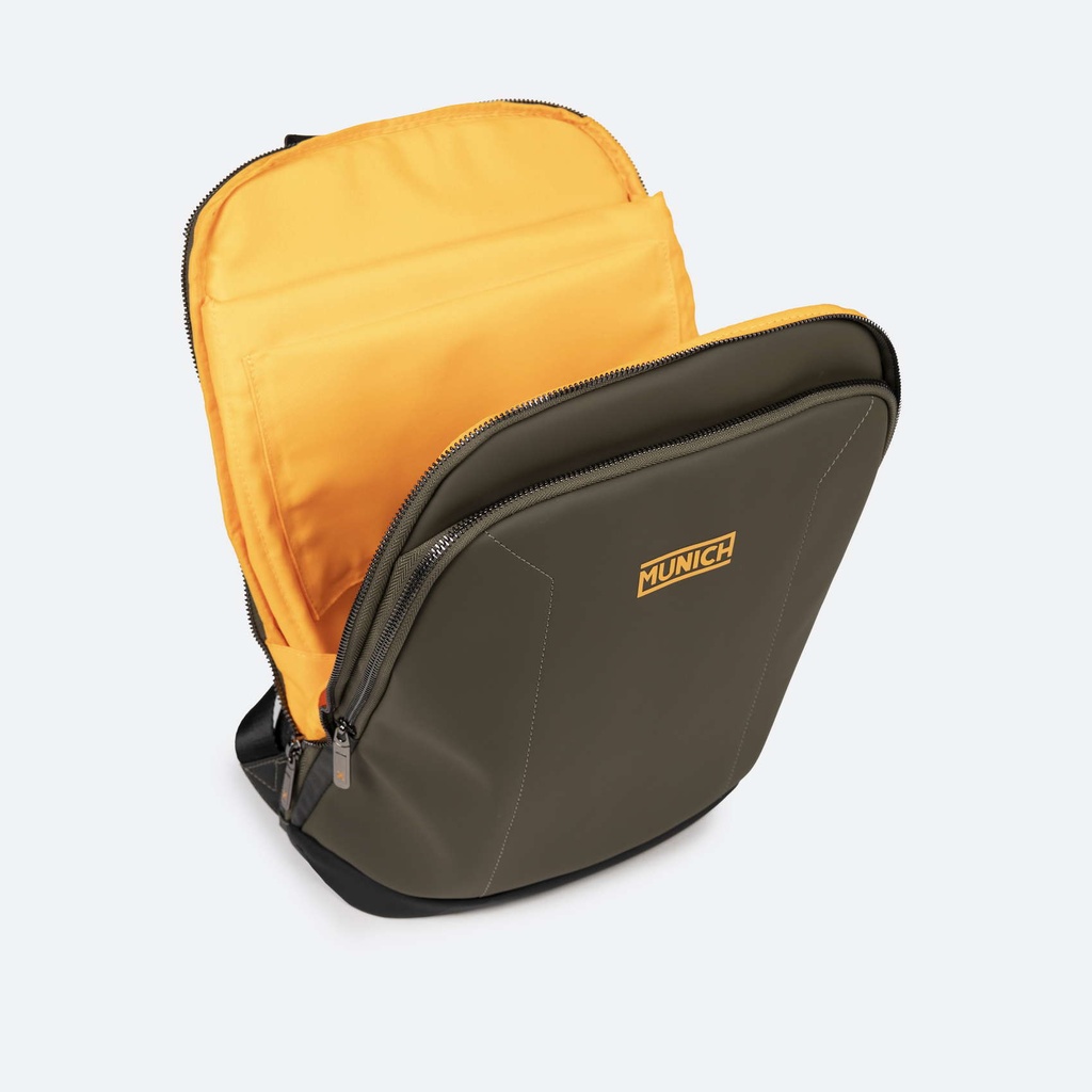 Mochila Kaki Slim con Compartimento para PortÃ¡til JUNGLE BACKPACK SLIM (5)