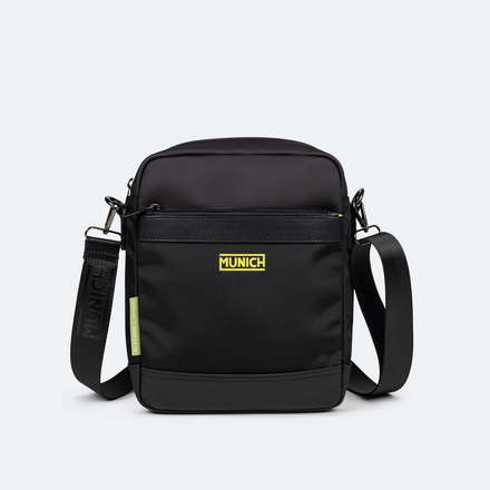 Bandolera Negra de Alta Resistencia con Bolsillo Frontal JUNGLE CROSSBODY (2)