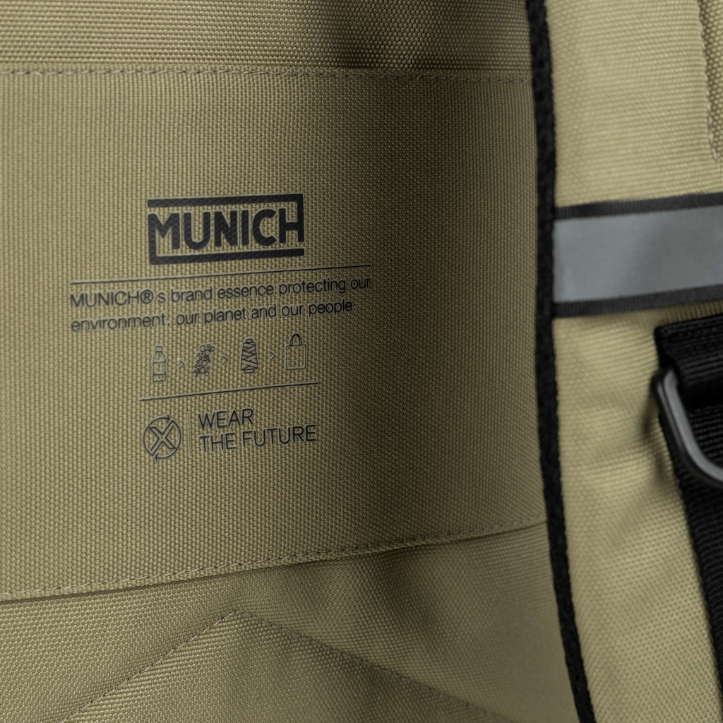 Mochila beige de poliÃ©ster reciclado MUNICH GATE X-39 BACKPACK CABIN (3)