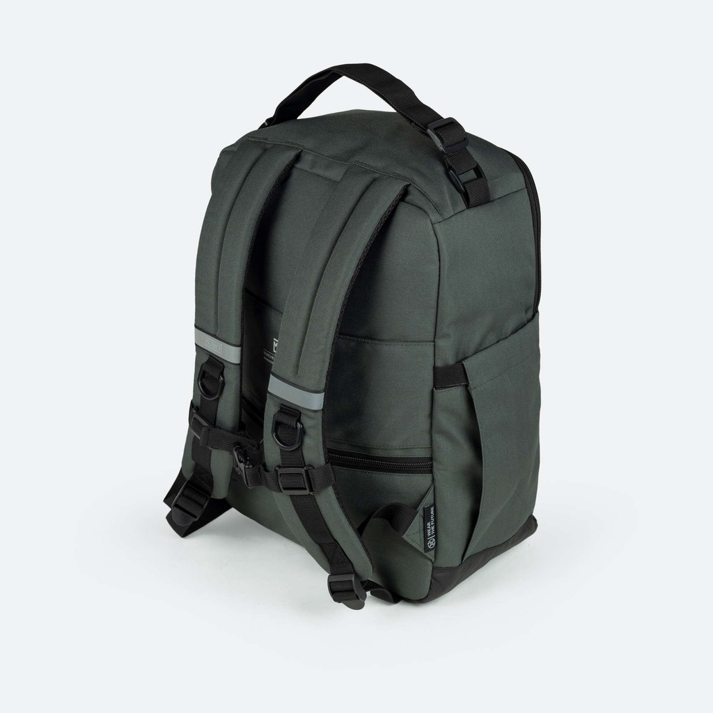 Mochila caqui de poliÃ©ster reciclado MUNICH GATE X-39 UNDERSEAT BACKPACK (4)