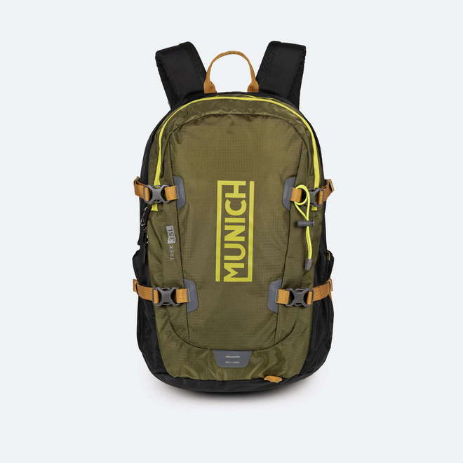 MUNICH GYM SPORTS BACKPACK TRECK 35L KHAKI (1)