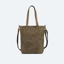 Bolso Tote en Canvas Engrasado y Piel TOTE CRAFT HERITAGE (1)