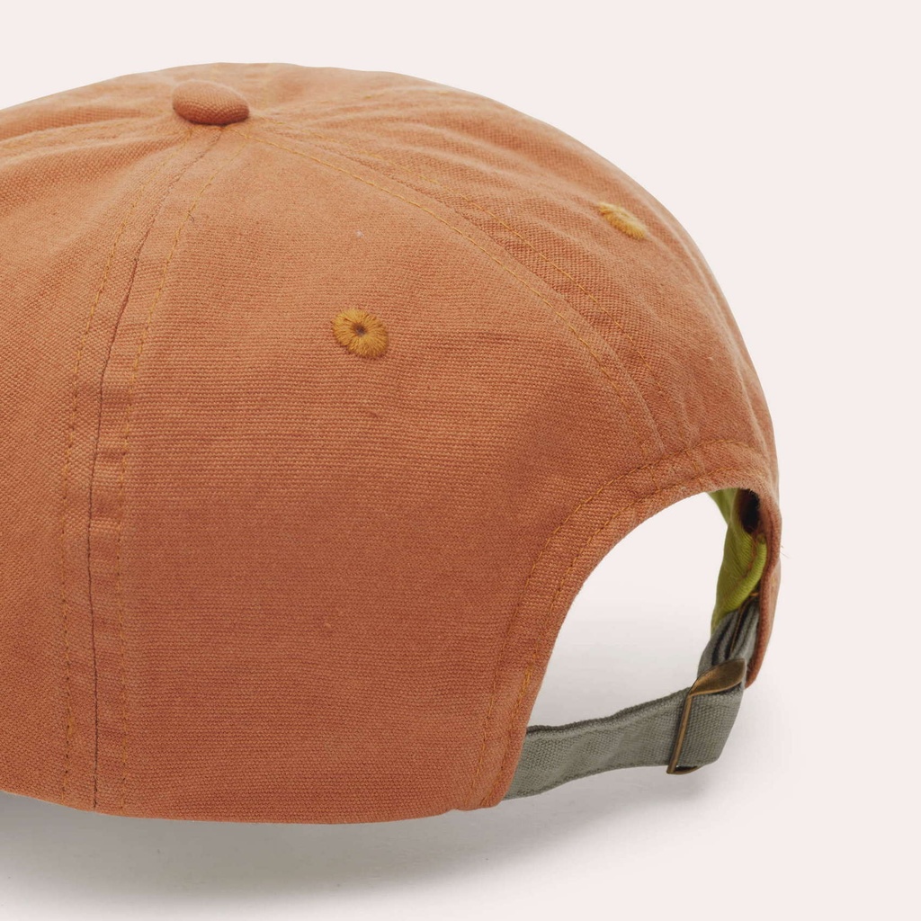 Gorra MUNICH varsity lifestyle de algodón naranja (4)