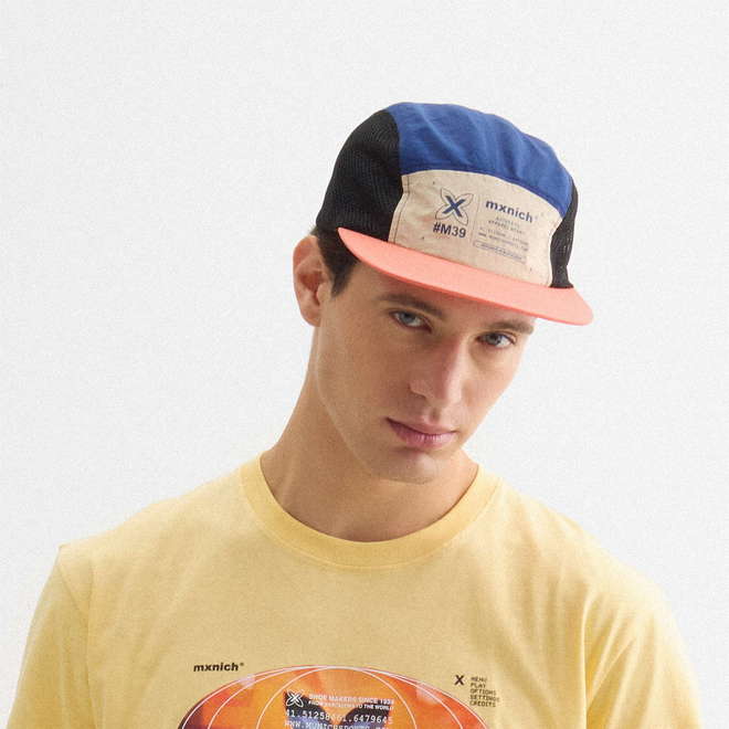 Gorra MUNICH airy streetwear de poliéster tricolor (1)