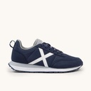 MUNICH RUSH 03 Retro Running Zapatilla Deportiva Gris con Detalles en Antracita y Negro (8)