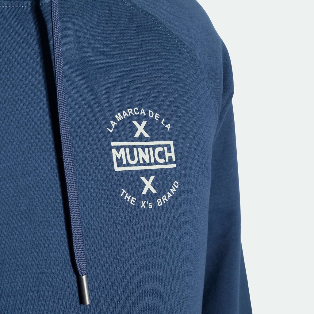 Sudadera MUNICH clÃ¡sica de algodÃ³n azul marino (3)