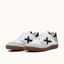 MUNICH CONTINENTAL PREMIUM 09 Zapatillas fÃºtbol sala de diseÃ±o clÃ¡sico y materiales premium Blanco, Gris y Plata (6)