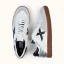 MUNICH CONTINENTAL PREMIUM 09 Zapatillas fÃºtbol sala de diseÃ±o clÃ¡sico y materiales premium Blanco, Gris y Plata (7)