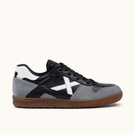 MUNICH CONTINENTAL PREMIUM 09 Zapatillas fÃºtbol sala de diseÃ±o clÃ¡sico y materiales premium Blanco, Gris y Plata (10)