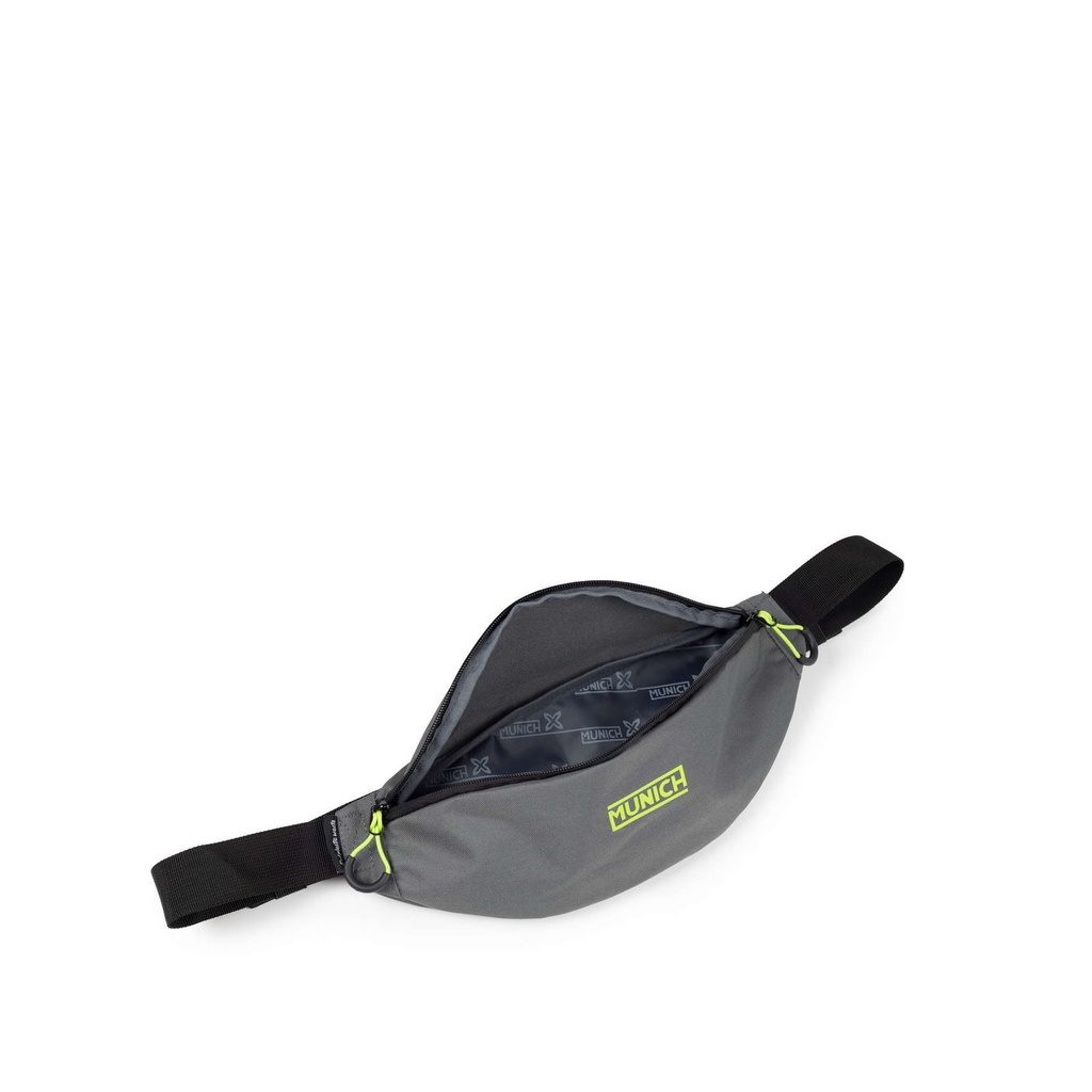 MUNICH 7113499 Riñonera reciclada Gym Sports (gris) (5)